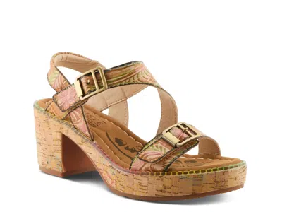 L'artiste Jess Platform Sandal In Gold