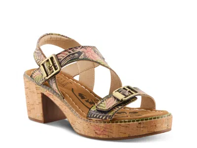 L'artiste Jess Platform Sandal In Multi