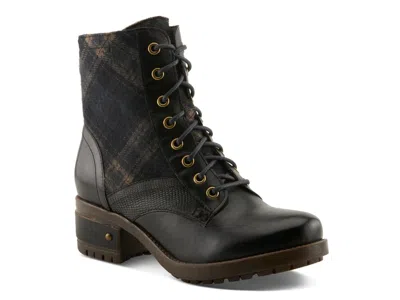L'artiste Marty Plaid Bootie In Black