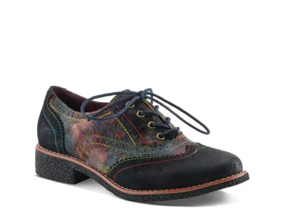 L'artiste Muggiasti Vinty Wingtip Oxford In Black