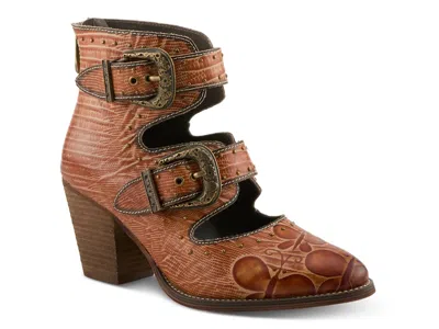 L'artiste Notched Bootie In Multi