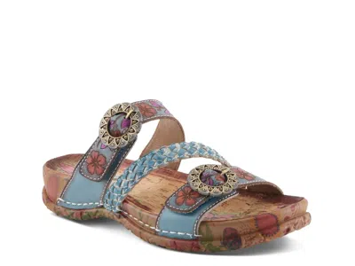 L'artiste On The Road Sandal In Blue