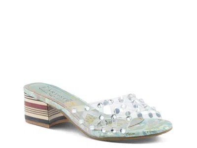 L'artiste On The Rox Sandal In Green