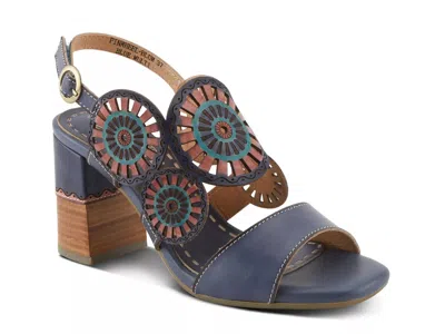 L'artiste Pinwheel Sandal In Blue