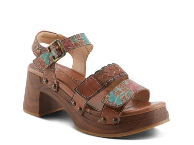 L'artiste Retropel Sandal In Brown