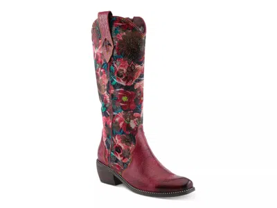 L'artiste Rodeo Queen Cowboy Boot In Red