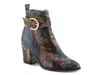 L'artiste Rosa Bootie In Navy/multicolor Floral