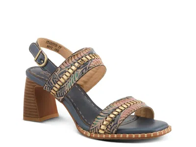 L'artiste Star Stud Sandal In Blue