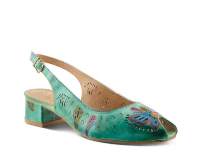 L'artiste Street Peep Pump In Multi