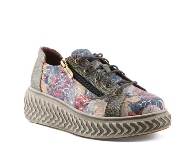 L'artiste Tire Tread Sneaker In Gray