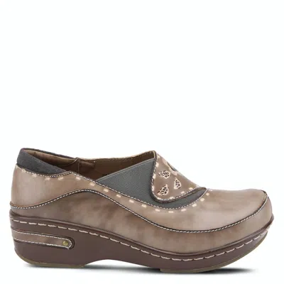 L'artiste Women's Burbank Clogs In Gray In Grey