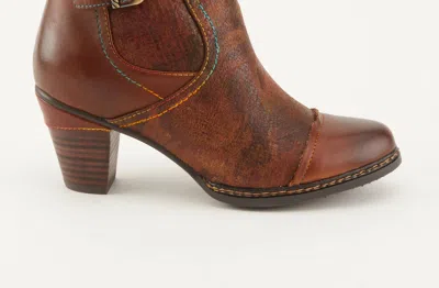 L'artiste Women Captivate Bootie In Brown Multi