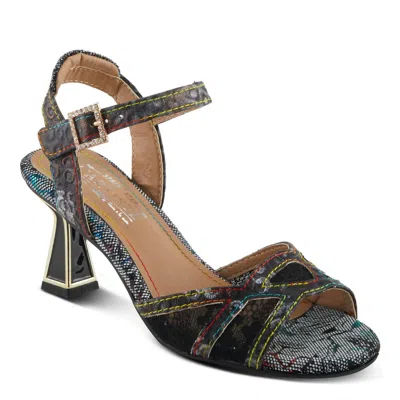 L'artiste Women's Chatel Sandals In Black Multi