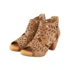 L'artiste Women's Icon Sandals In Tan In Bronze Leather
