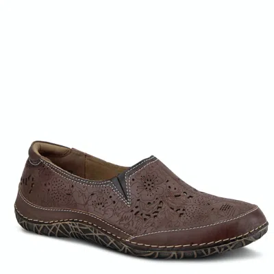 L'artiste Women's Libora Leather Loafer In Taupe In Grey