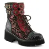L'artiste Limitless Cap Toe Bootie In Multi