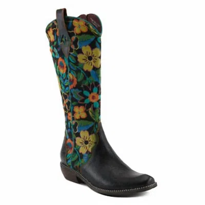 L'artiste Women Rodeoqueen Boots In Black Multi