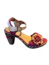 L'artiste Women Wildcat Sandal In Red Multi In Multi
