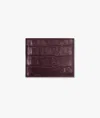Larusmiani Horizontal Card Holder St.moritz Wallet In Darkred