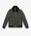 Larusmiani Aviator Jacket Transatlantic Jacket In Olive
