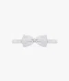 Larusmiani Bow Tie Popping Tie In White