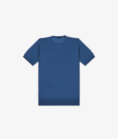 Larusmiani Brighton T-shirt Sweater In Blue