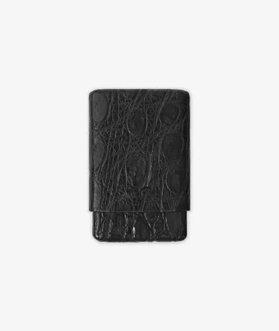 Larusmiani Business Cards/credit Cards Holder Wallet In Black