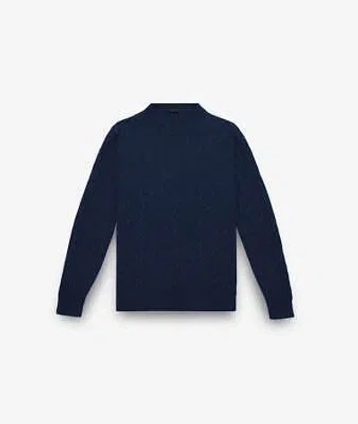 Pre-owned Larusmiani Cable Knit Sweater Col Du Pillon Sweater In Blue