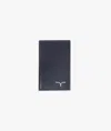 Larusmiani Vertical Card Holder St.moritz Wallet In Navy