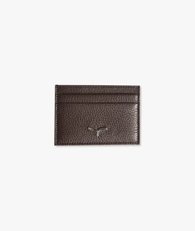 Larusmiani Card Holder Value Wallet In Brown