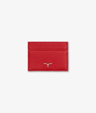 Larusmiani Card Holder Value Wallet In Red