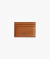 Larusmiani Horizontal Card Holder St.moritz Wallet In Sienna
