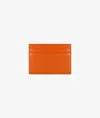 Larusmiani Horizontal Card Holder St.moritz Wallet In Orange