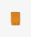 Larusmiani Vertical Card Holder St.moritz Wallet In Goldenrod