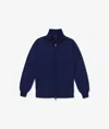 Larusmiani Cardigan Full Zip Warth Jacket In Blue