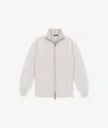 Larusmiani Cardigan Full Zip Warth Jacket In Gray