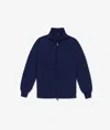 Larusmiani Cardigan Full Zip Warth Jacket In Navy