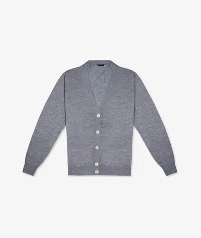 Larusmiani Cardigan Spirit 54 Cardigan In Lightgray