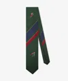 Larusmiani Club Tie Football Player Tie In Darkgreen
