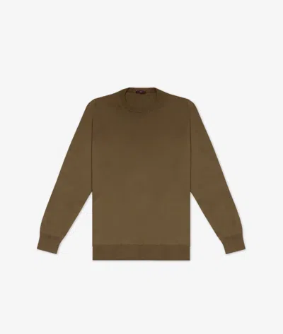 Larusmiani Cotton Sweather Antigua Sweater In Brown