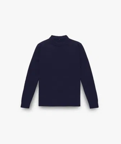 Pre-owned Larusmiani Crew Neck Sweater 'diablerets' Sweater In Blue