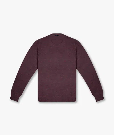 Larusmiani Crew Neck Jumper La Cabane Jumper In Firebrick