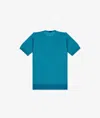 Larusmiani Crewneck Roquebrune T-shirt In Skyblue