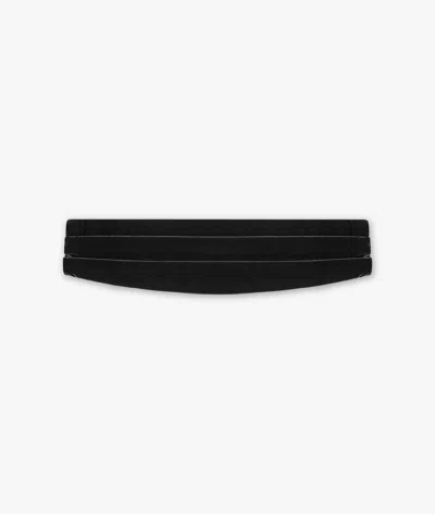 Larusmiani Cummerbund Timeless Belt In Black