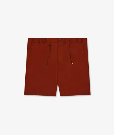 Larusmiani D20 Bermuda Pants In Firebrick