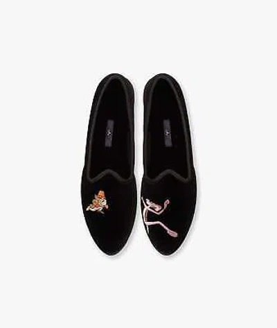 Pre-owned Larusmiani Friulana 'pink Panther' Shoes In Black