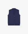 Larusmiani Gilet Solden Sweater In Blue