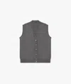 Larusmiani Gilet Solden Sweater In Gray
