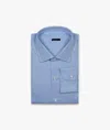 Larusmiani Handmade Shirt Mayfair Shirt In Sky Blue