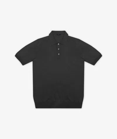 Larusmiani Ischia Polo Sweater In Black